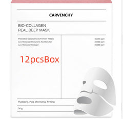 Deep Collagen Overnight Mask The Real Collagen Facial Sheet Masks With Low Molecular Weight Collagen For Elasticity Firming