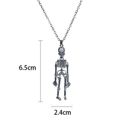 Ghost Festival Ghost Skull Bat Pumpkin Head Pendant Necklace