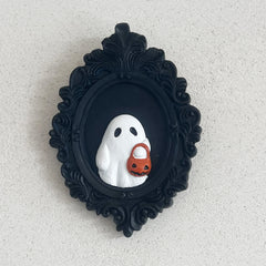 Halloween Resin Ornaments Trick Or Treat Ghost Wall Decorations