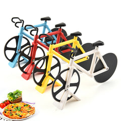 Pizza Cutter Stainless Steel Bicycle Shape Wheel Bike Roller Pizza Chopper Slicer Pizza Cutting Knife Kitchen Tools