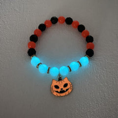 Halloween Bracelet Pumpkin Head Ghost Luminous Bracelet