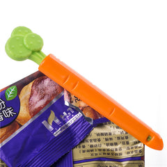 Bags Clip Carrot Sealing Clamp Plastic Bag Sealer Food And Snack Sealed Bag Clip Mini Magnet Storage Box Kitchen Organizer