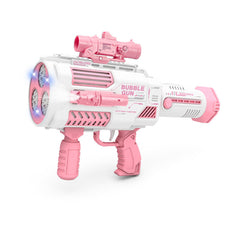 Bubbles Gun Kids Toy Rocket Soap Bubble Machine Guns Automatic Blower Portable Pomperos Toy For Children Gift