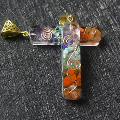 Gravel Seven Chakra Spirit Pendant