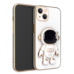 Self-contained Lens Film Mobile Phone Case Electroplating Bracket Protective Cover