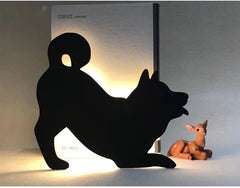 LED Animal Dog Cat Night Light Kitten Smart Sound Sensor Control Wall Lamp Home Corridor Balcony Night Lamp Baby Kids Sleep Lamp