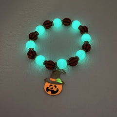 Halloween Bracelet Pumpkin Head Ghost Luminous Bracelet