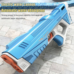 Summer Full Automatic Electric Water Gun Toy Induction Water Absorbing High-Tech Burst Water Gun Beach Outdoor Water Fight Toys