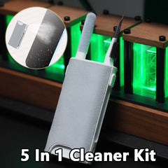 5 In 1 Screen Cleaner Kit Camera Phone Tablet Laptop Screen Cleaning Tools Earphone Cleaning Brush Pen For Office