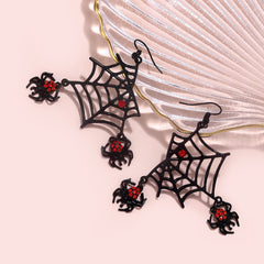 Creative Fashion Simple Niche Design Sense High-end Spider Web Earrings