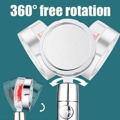 Modern Minimalist Supercharged Small Waist Small Fan Shower Nozzle