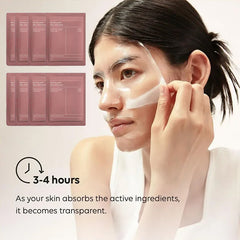 Deep Collagen Overnight Mask The Real Collagen Facial Sheet Masks With Low Molecular Weight Collagen For Elasticity Firming