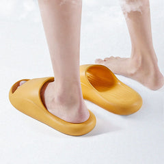 Fashion Simple Solid Color Thickness Slippers