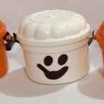 Halloween Pumpkin Bucket Straw Mouthpiece Decoration Props Dust Protection Cap