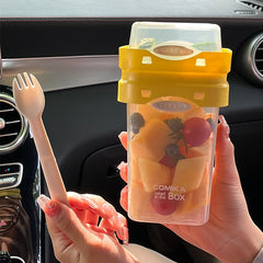 Salad Cup Light Food Fat Reduction Portable Take-out Cup Double-layer Lunch Box Yogurt Cup Oatmeal Cup Milkshake Cup