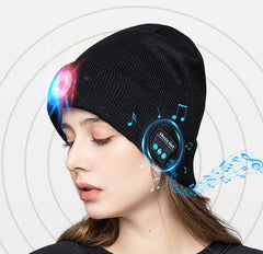 Glow Wireless Music Call Night Run Outdoor Lighting Warm Earphone Hat