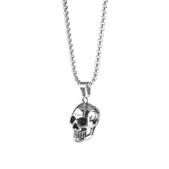 Halloween Skull Necklace Personality Punk Necklace Men Fashion Titanium Steel Accessories