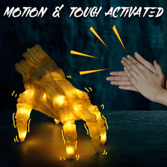 Halloween Electric Luminous Crawling Hand Animated Decoration Induction Luminous Decoration Zombie Hand With Spooky Sound