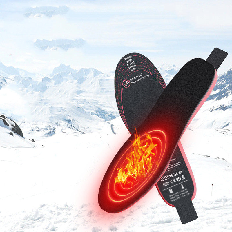 Warmed Insole Rechargeable Walking Outdoor Keep Warm Digital Temperature Adjustment
