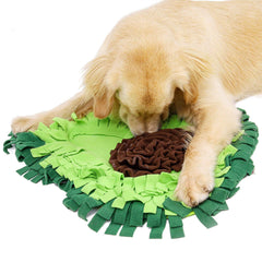 Dog Sniffing Mat Dog Puzzle Toy Pet Snack Feeding Mat Boring Interactive Game Training Blanket Snuffle Feeding Training Mat