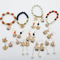 Halloween Bracelet Pumpkin Head Ghost Luminous Bracelet