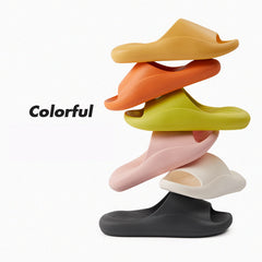 Fashion Simple Solid Color Thickness Slippers