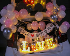 Car Trunk Surprise Arrangement Set Child Girlfriend Birthday Confession Balloon Proposal Decoration Romantic Dress