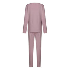 Casual Two-piece Set Women Autumn And Winter New High-neck Long-sleeved Trousers Suit