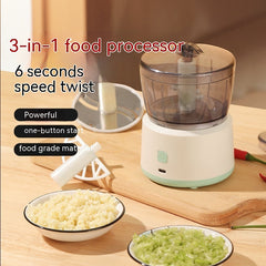 Mini Meat Grinder Household Electric Small Mixer Mincing Machine Automatic Multi-function Filling Intelligent Cooking Machine