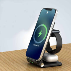 Desktop Vertical Multifunctional Three-in-one Wireless Charger