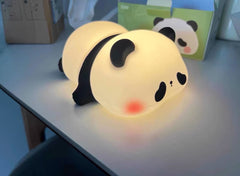 Cute Silicone Night Lights Sheep Cartoon Bedroom Lamp For Children's Room Decor Rechargeable Timing Dimming Sleep Night Light