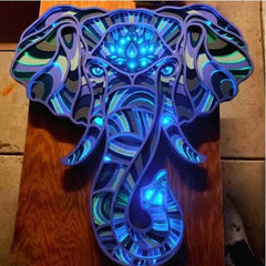 Mandala Yoga Room Night Light LED Mandala