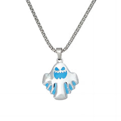 Luminous Ghost Pendant Halloween Necklace