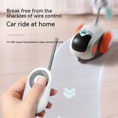 Remote Control Interactive Cat Car Toy USB Charging Chasing Automatic Self-moving Remote Smart Control Car Interactive Cat Toy Pet Products