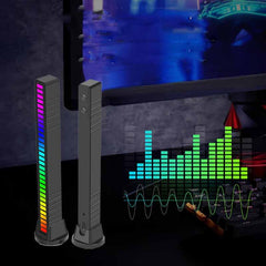 LED Strip Light Sound Control Pickup Rhythm Light Music Atmosphere Light RGB Colorful Tube USB Energy-Saving Lamp Ambient Light