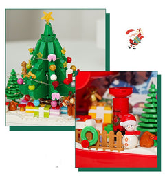 Christma New Style Assembled Building Block Toys Cloud Night Lamp Decorative Mirrors Frame LED Table Lights Creative Desk Bedroom Handmade Birthday Gifts